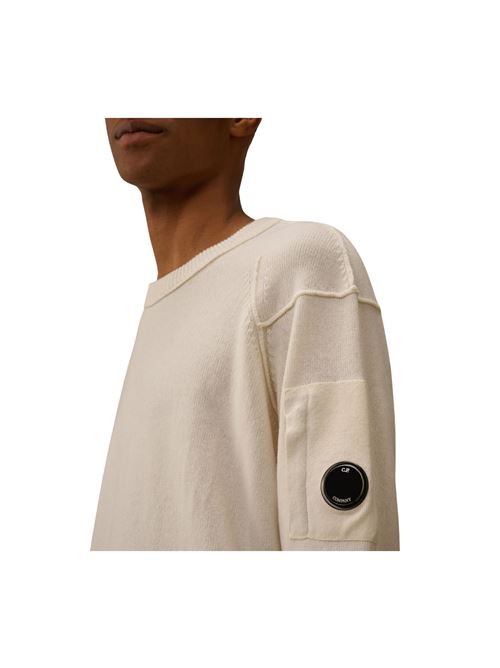 MAGLIONE GIROCOLLO IN LANA CON LENTE C.P. COMPANY | RFCMKN707A 110149A103